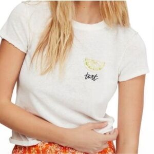 Free‎ People Tart Tee Blush Combo Size M